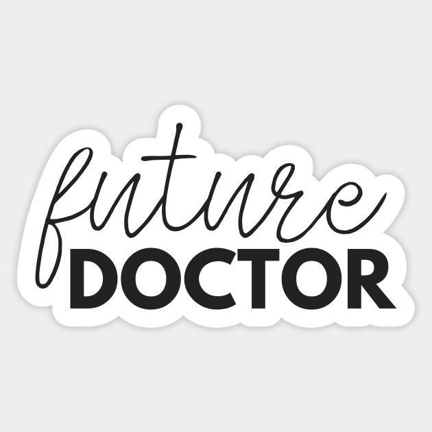 Thin Future Doctor Sticker by annmariestowe